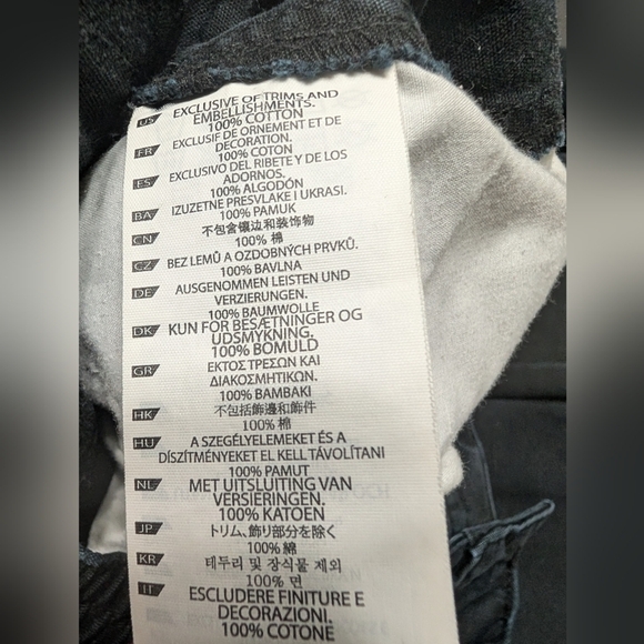 5.11 Tactical Black Cargo Pockets Cotton Canvas Work Wear Pants Size 8 Long - Picture 4 of 8